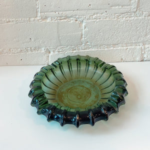 
            
                Load image into Gallery viewer, Vintage Blenko Green Glass Ashtray
            
        