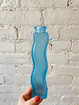 
            
                Load image into Gallery viewer, Vintage IKEA Frosted Squiggle Vase
            
        