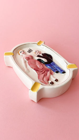 
            
                Load image into Gallery viewer, Vintage Ceramic Risque Ashtray
            
        