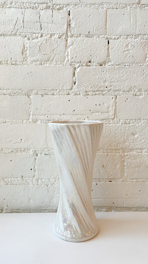 Vintage Iridescent Vase