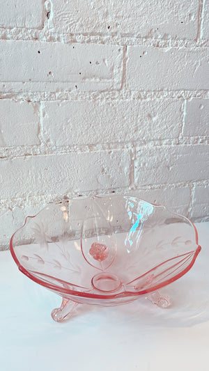 Vintage Depression Glass Dish