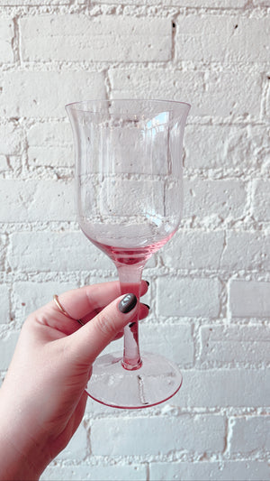 Pink Wine Glasses (Set of 4)