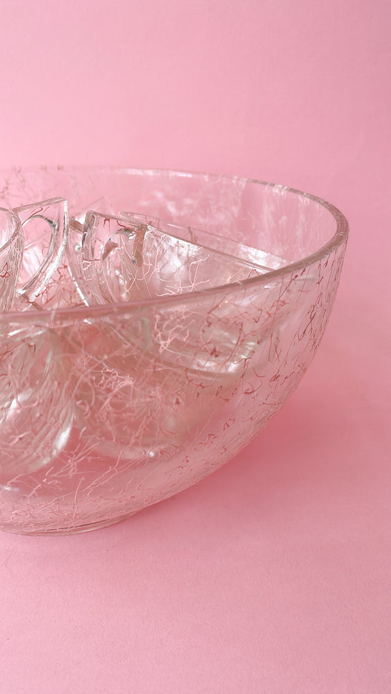 
            
                Load image into Gallery viewer, Vintage Splatter Punch Bowl and Cups Set
            
        