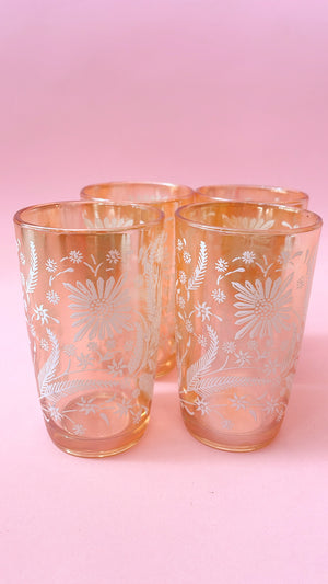 
            
                Load image into Gallery viewer, Vintage Jeanette Glass Marigold Juice Glasses
            
        