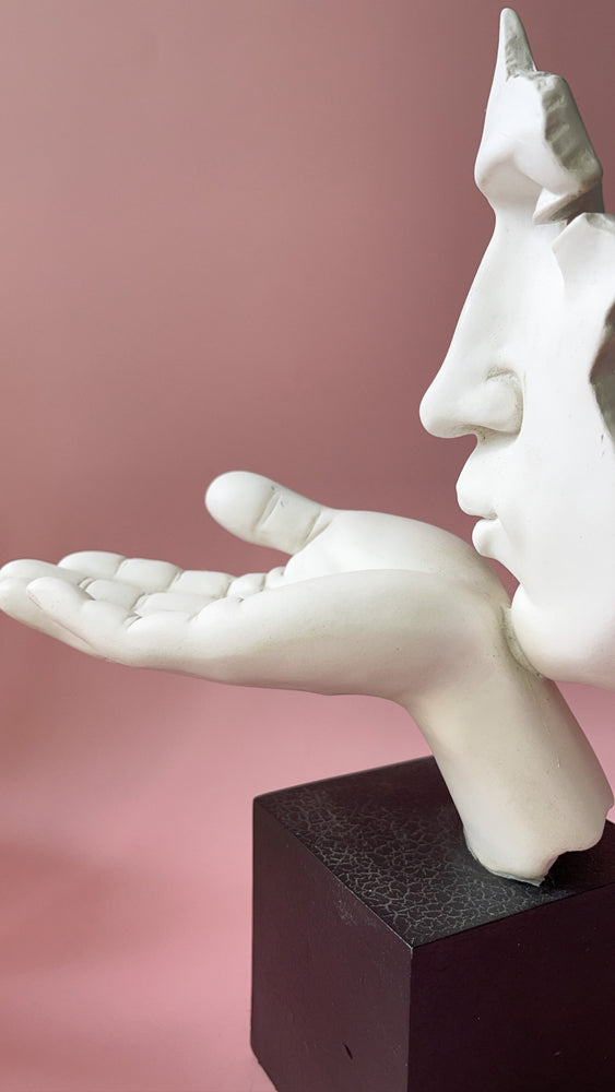 Vintage TMS Blowing a Kiss Sculpture