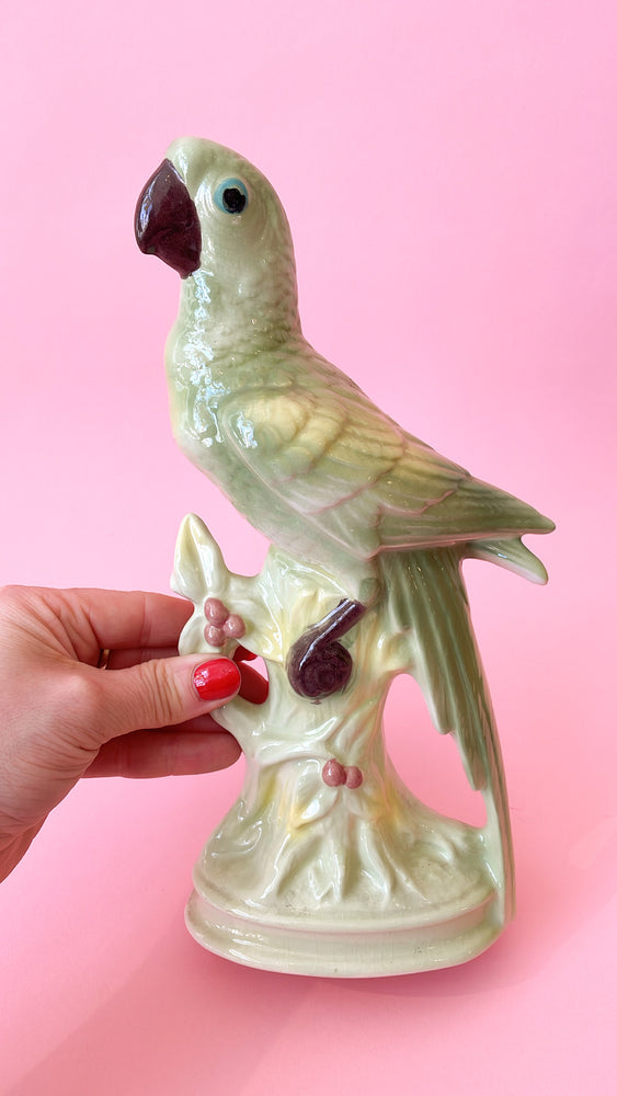 
            
                Load image into Gallery viewer, Vintage Ceramic Parrot Sculptures
            
        