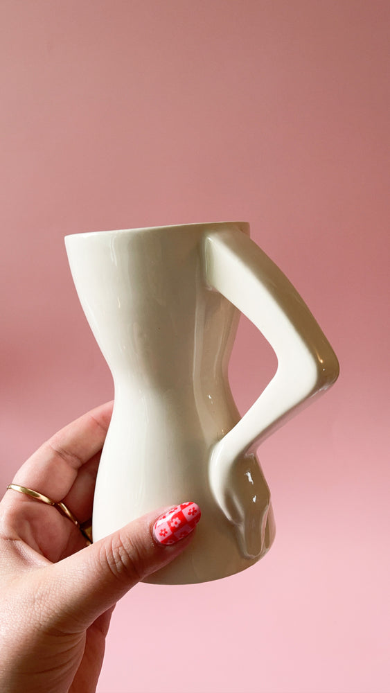 Ceramic 70's Lady Mug