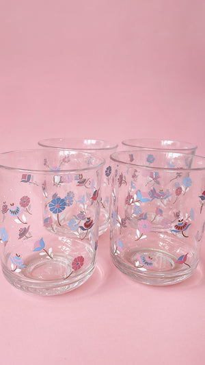 
            
                Load image into Gallery viewer, Vintage Culver Floral Glasses
            
        