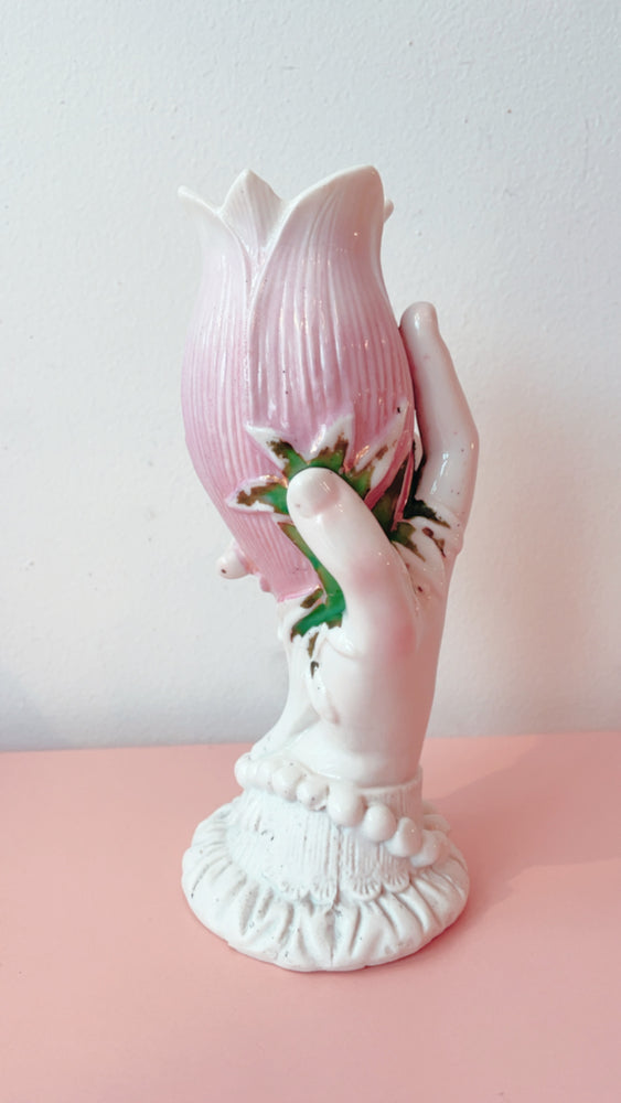 
            
                Load image into Gallery viewer, Vintage Porcelain Hand Vase
            
        