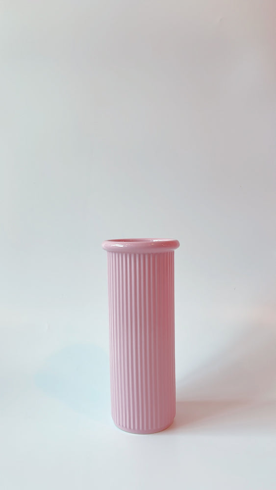 
            
                Load image into Gallery viewer, Vintage Dansk Ceramic Cylinder Vase
            
        