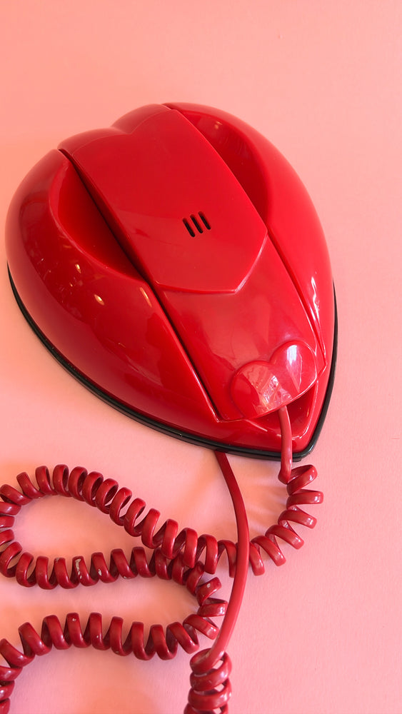 Vintage Heart Landline Phone