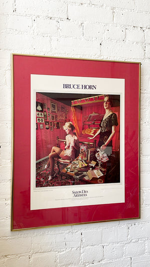 Vintage Bruce Horn Exhibit Poster for Salon Des Artistes