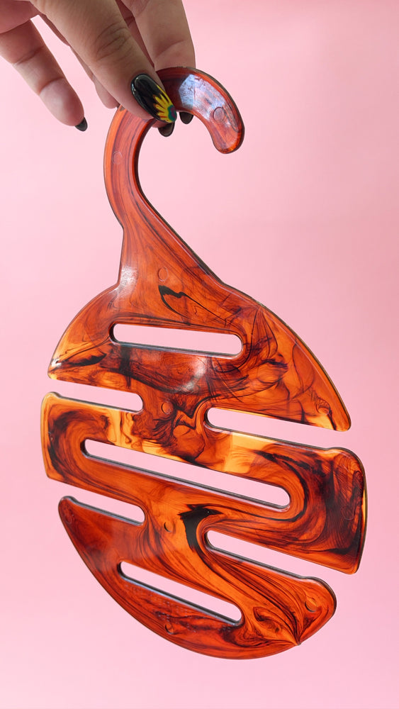 
            
                Load image into Gallery viewer, Vintage 70&amp;#39;s Tortoiseshell Scarf Hanger
            
        