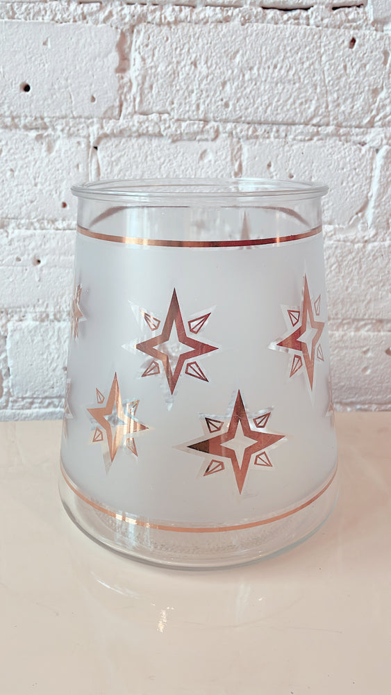 
            
                Load image into Gallery viewer, Vintage Starburst Glass Cookie Jar
            
        