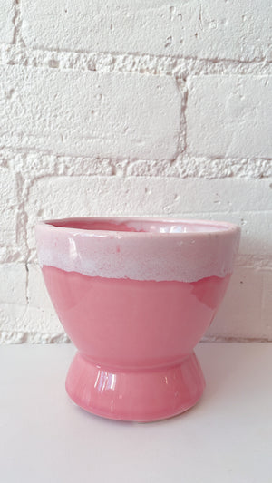 Vintage Ceramic Ombre Glazed Planter