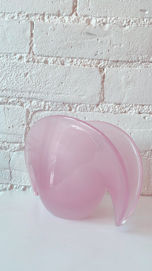 Vintage 50s Murano Glass Archimede Seguso Clam Shell Vase/Bowl